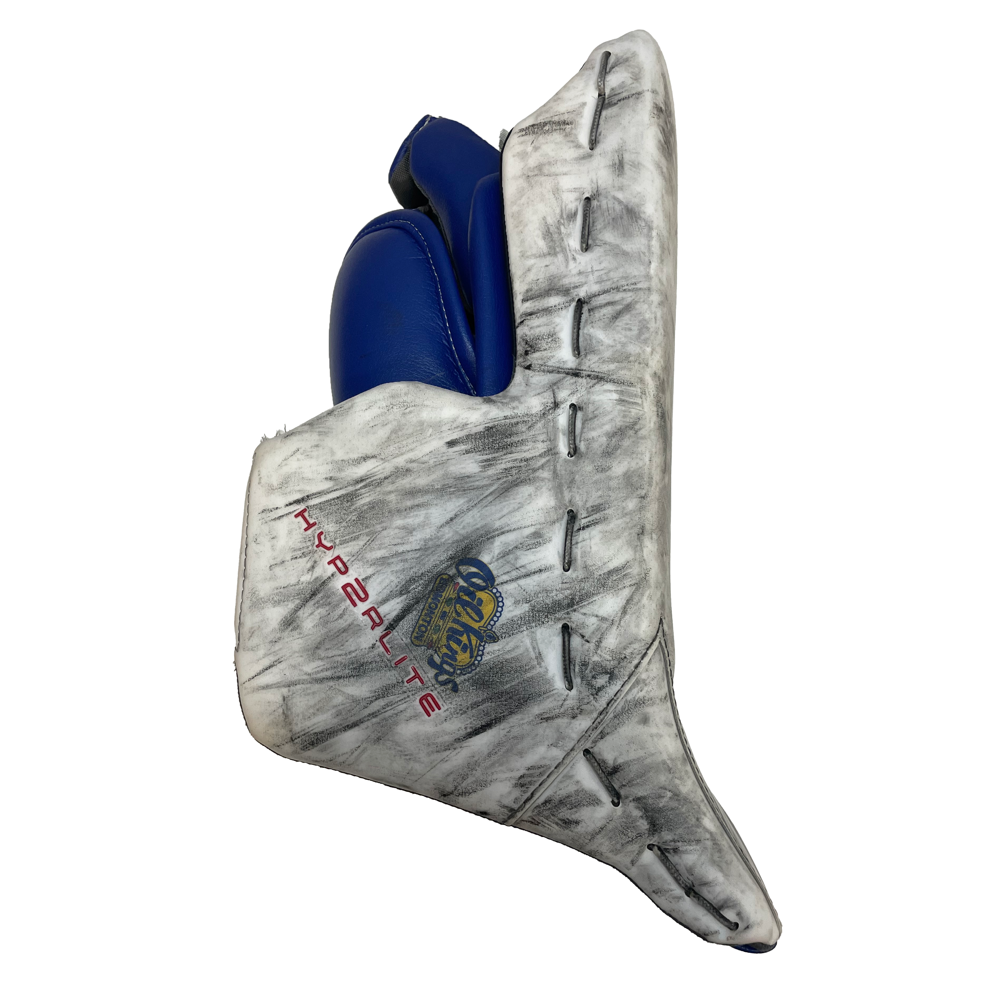Bauer Vapor Hyperlite 2 - Bloqueur de gardien Pro Stock d'occasion (blanc/bleu/rouge)